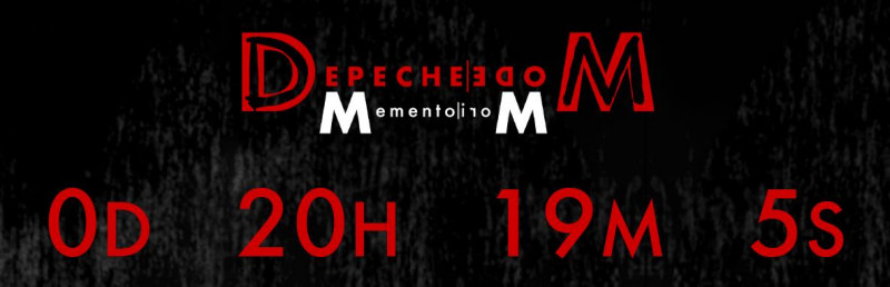Depeche Mode Countdown zum 2023 02 03
