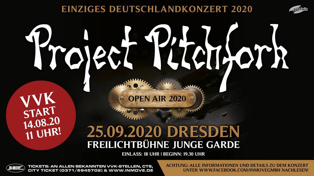 VNV Nation ++ Project Pitchfork ++ Eisbrecher ++ Blutengel in Dresden 2020