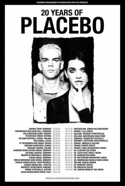 PLACEBO World Tour 2016 - internationale Termine