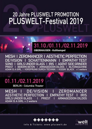 Bands Pluswelt promotion festivals Berlin und Oberhausen 2019