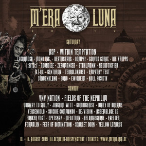 Mera Luna Lineup 2019