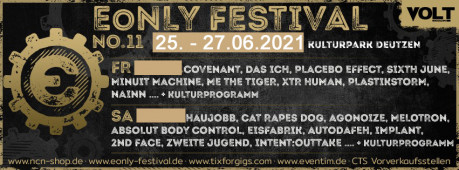 Ankündigung E-Only Festival 2021 im Kulturpark Deutzen