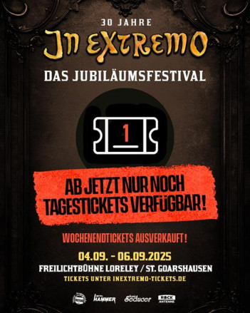 In Extremo Jubiläumsfestival 2025 Tagestickets