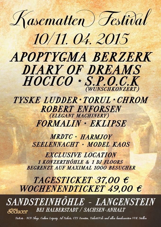 Kasematten Flyer 2015