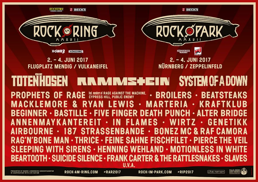 Rammstein tour 2017 deutschland