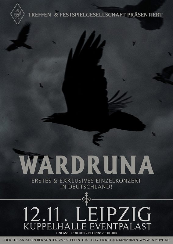 Wardruna Plakat 2016 Leipzig