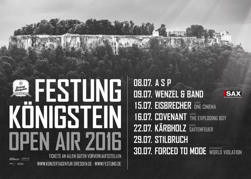 Festung Königstein Open Air Konzerte 2016