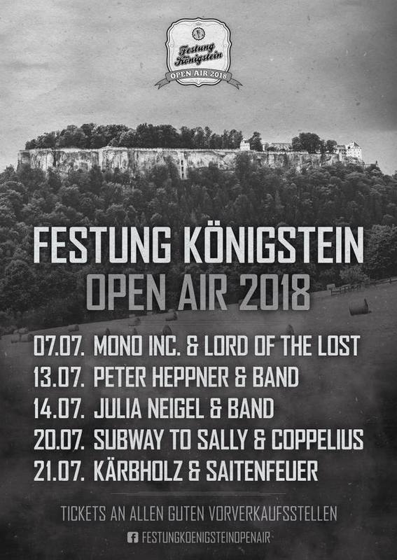 Festung Königstein Open Airs 2018 Bands und Termine
