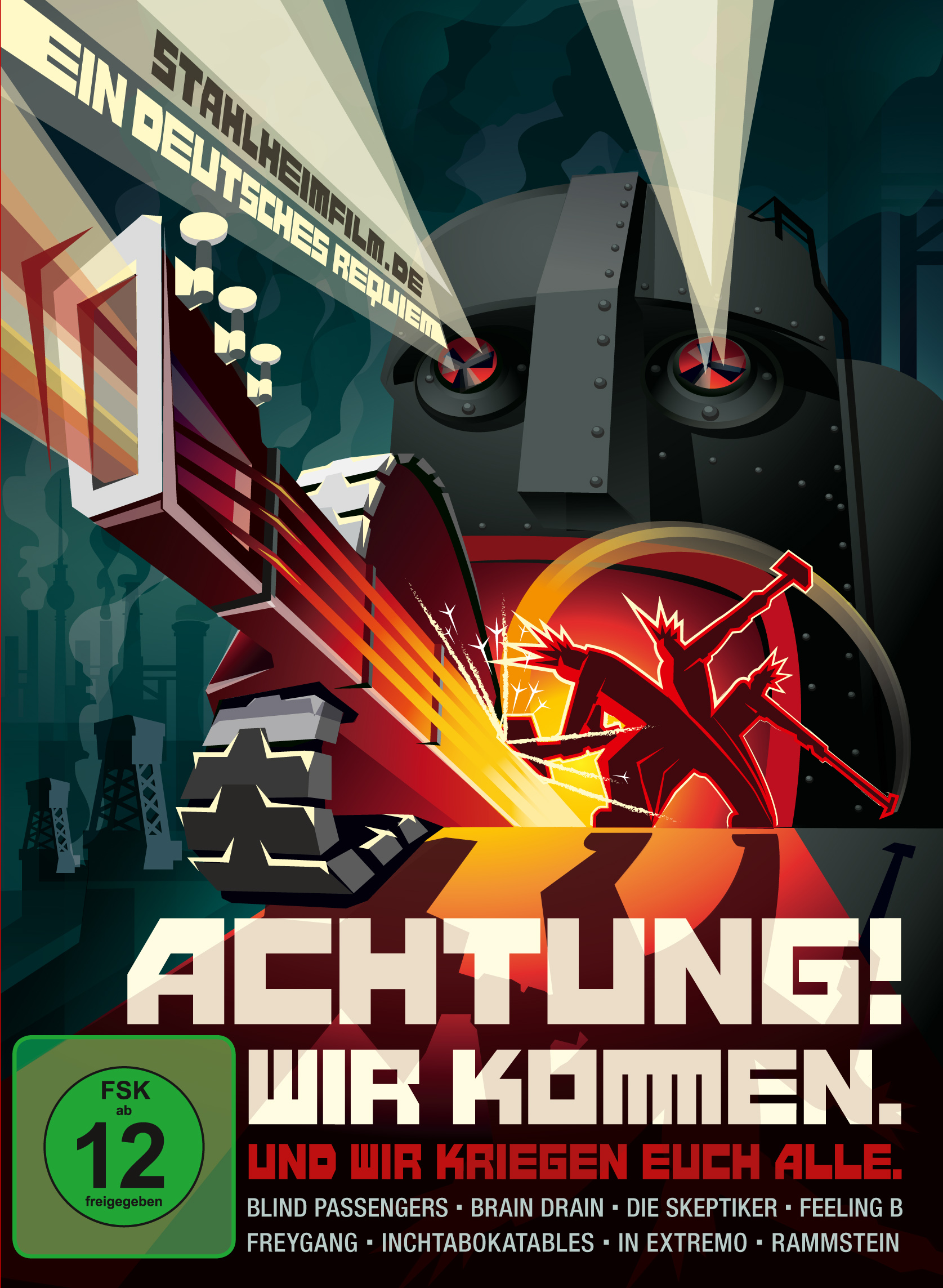 Achtung Wir kommen. Und Wir Kriegen Euch Alle. DVD Cover - Filmplakat Stefan Schudlich