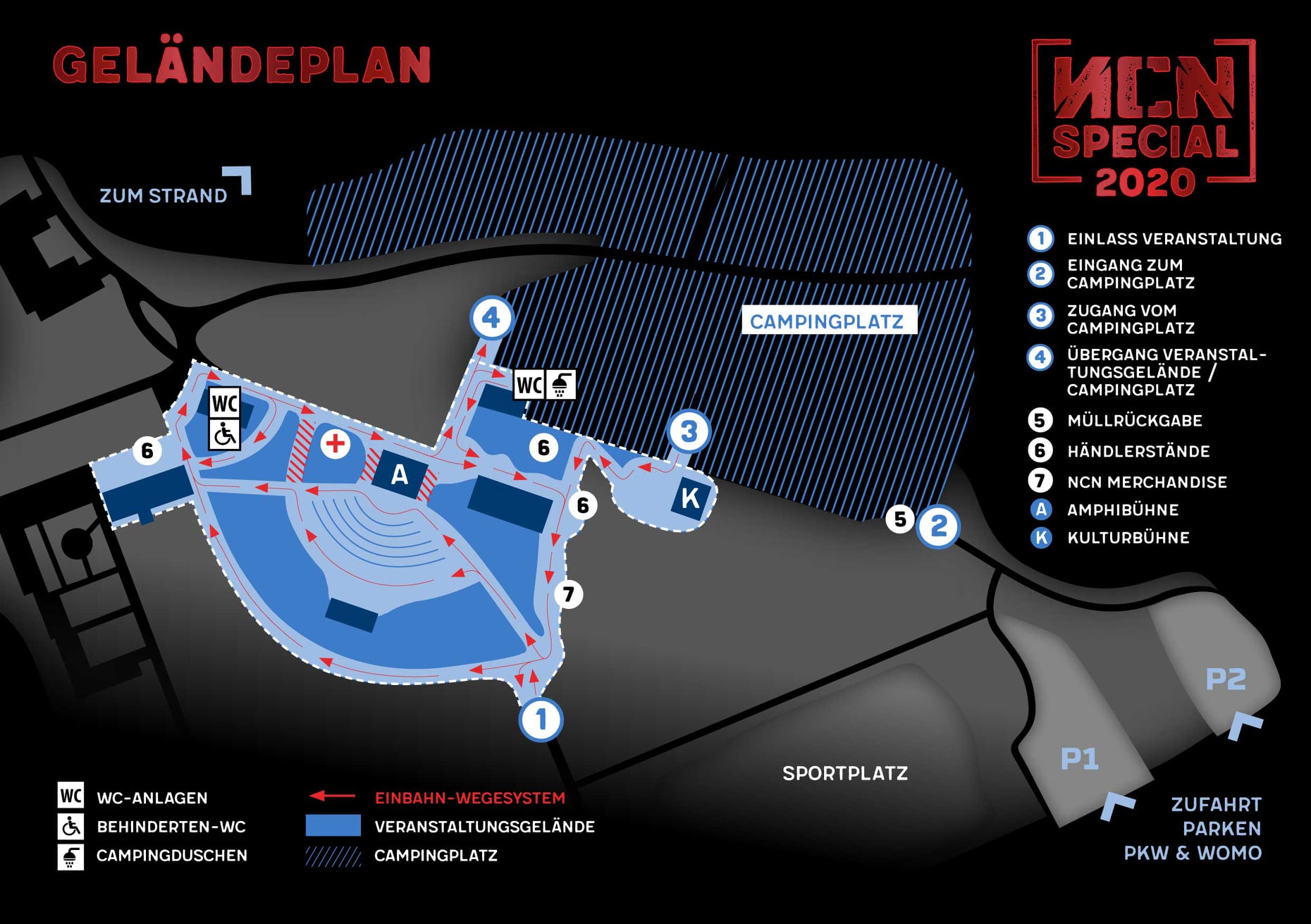 NCN Special 2020 Geländeplan