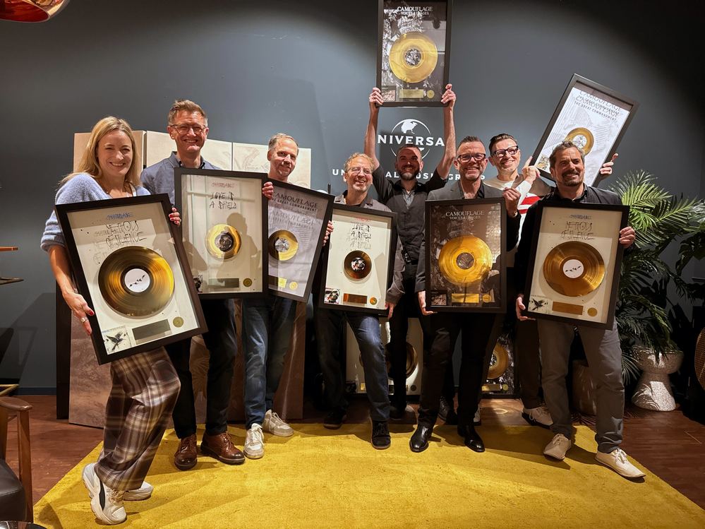 Camouflage Verleihung Gold-Awards - Credits Universal Music