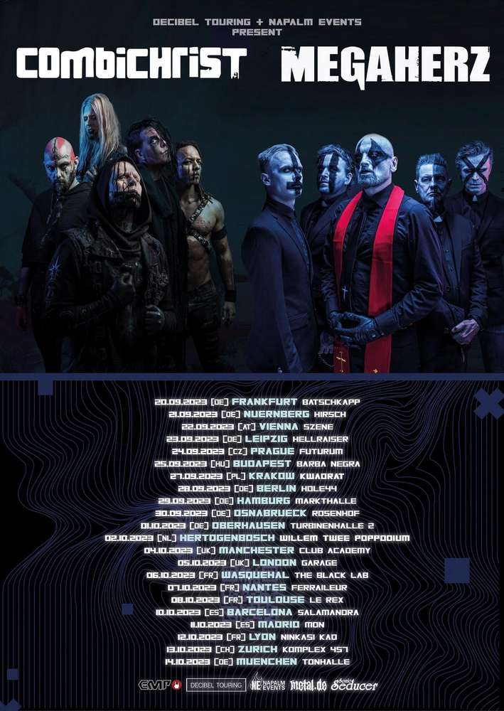 Combichrist Megaherz Tour 2023 Tourdaten