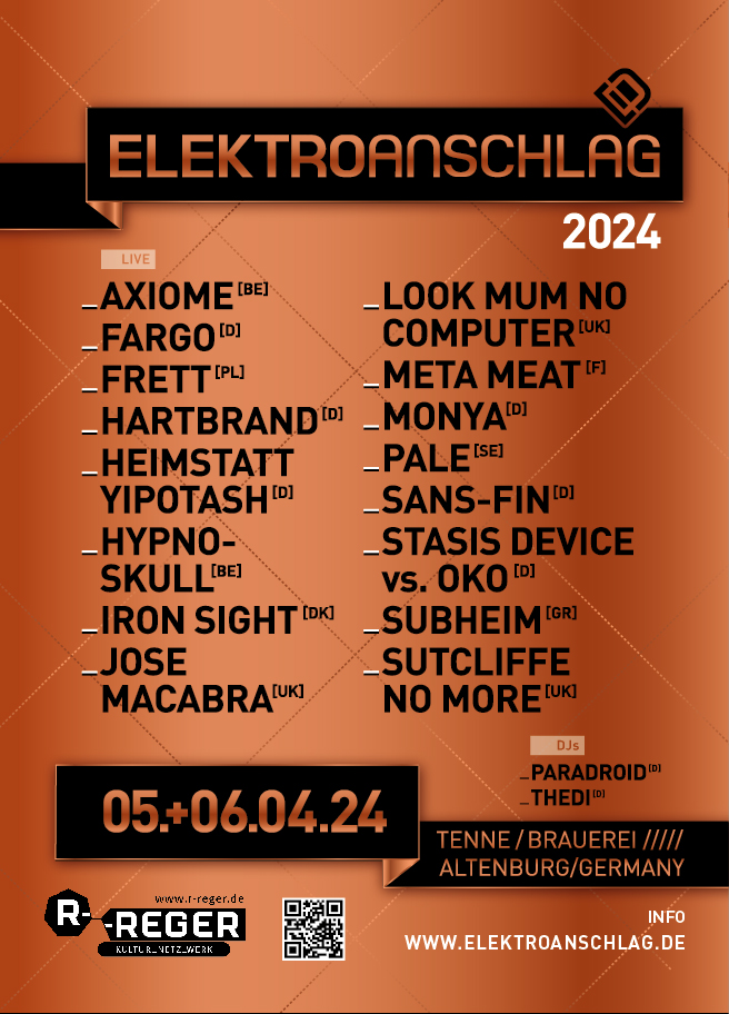 Elektroanschlag 2024 LineUp Bands