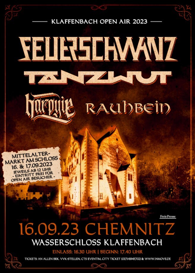 Klaffenbach Open Air 2023 Bands