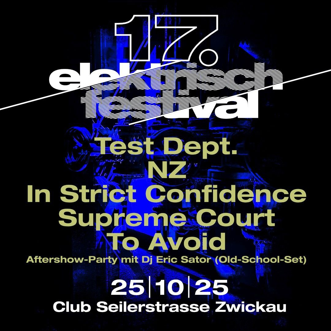 Elektrisch Festival 17 Zwickau 2025 Bands LineUp