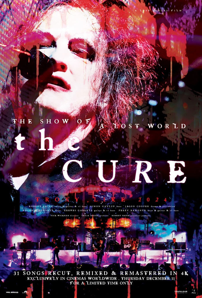 THE CURE: THE SHOW OF A LOST WORLD - Konzertfilm kommt ab 11. Dezember 2025 ins Kino