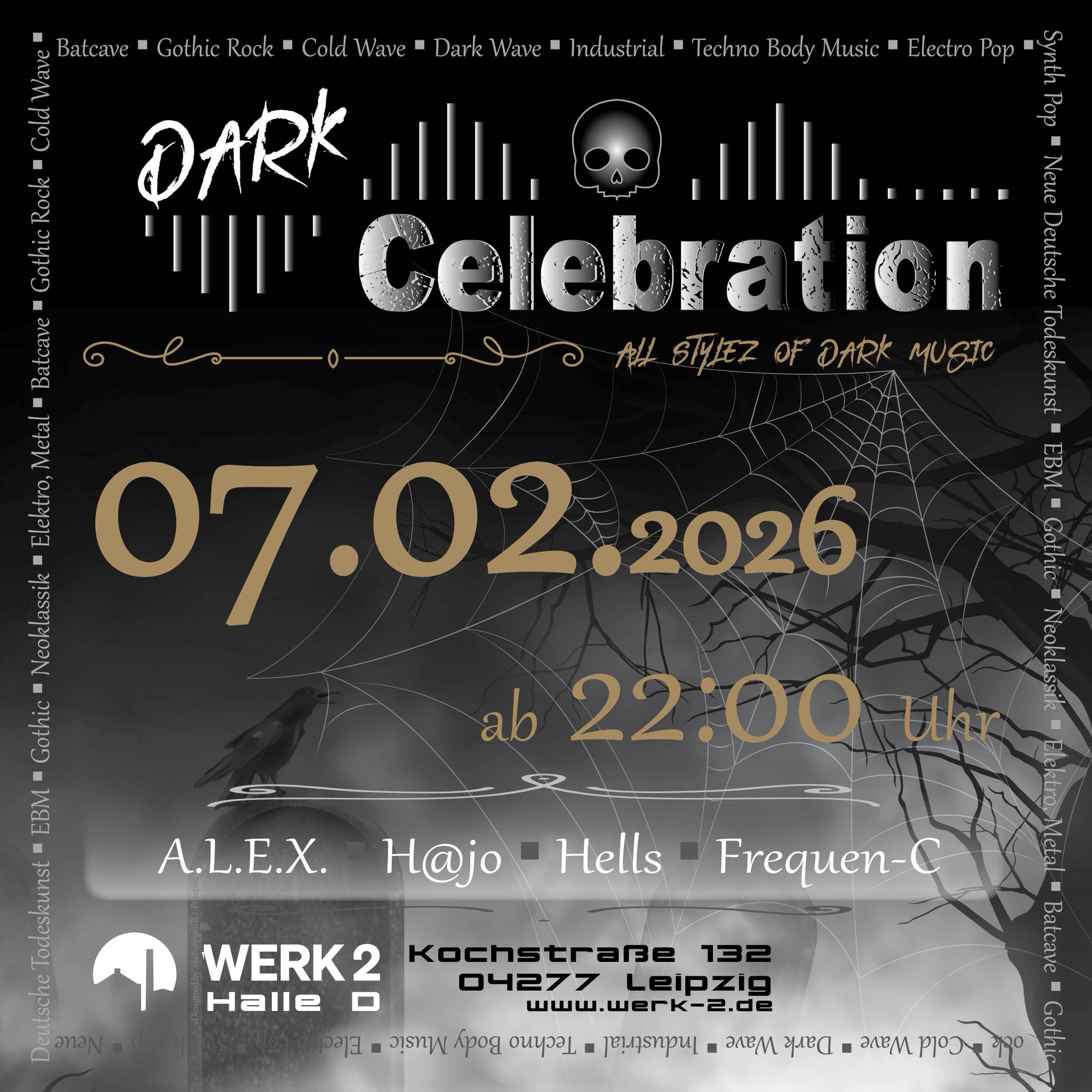 Dark Celebration Party -  All Stylez of Dark Music am 07.02.2026 in Leipzig