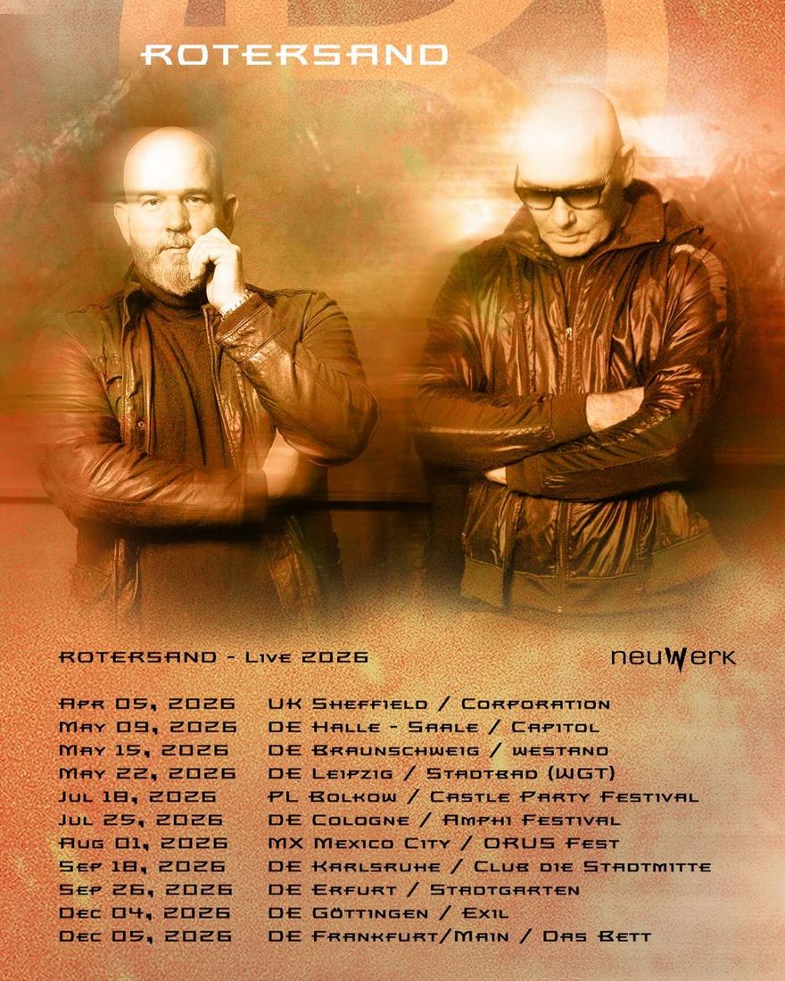 Rotersand Tourdaten Flyer 2026