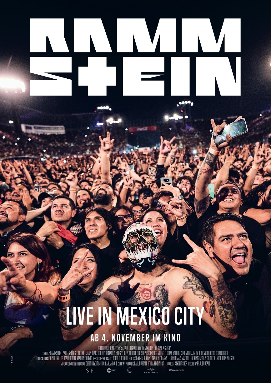 Filmplakat RAMMSTEIN – LIVE IN MEXICO CITY Konzertfilm 2026