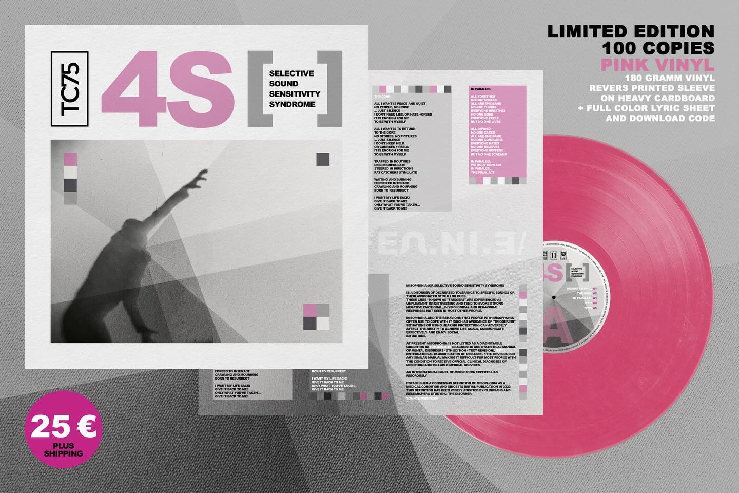 TC75 - neues Album  4S (Selective Sound Sensitivity Syndrome